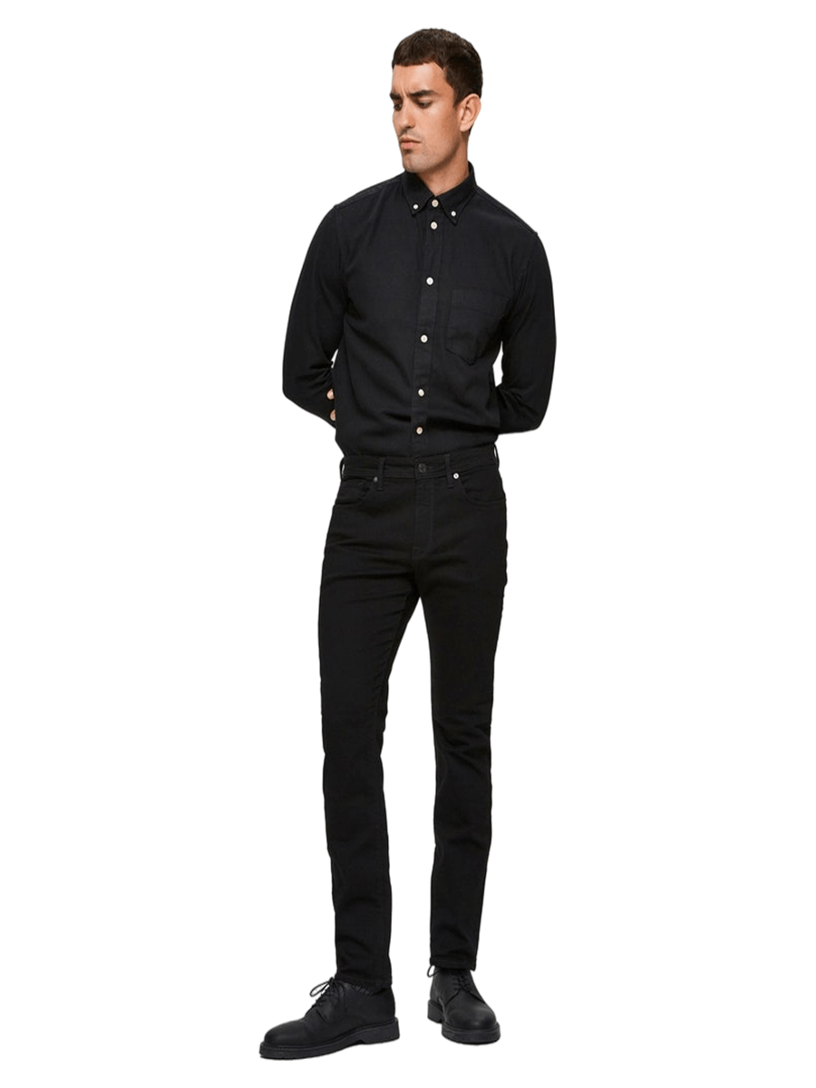 Selected Men Bukser & Jeans 16075429_blackdenim_32/34 - Bygholm Menswear
